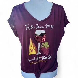 Disney Epcot Food & Wine Festival 2020 Taste Your Way Around the World Top Sz S